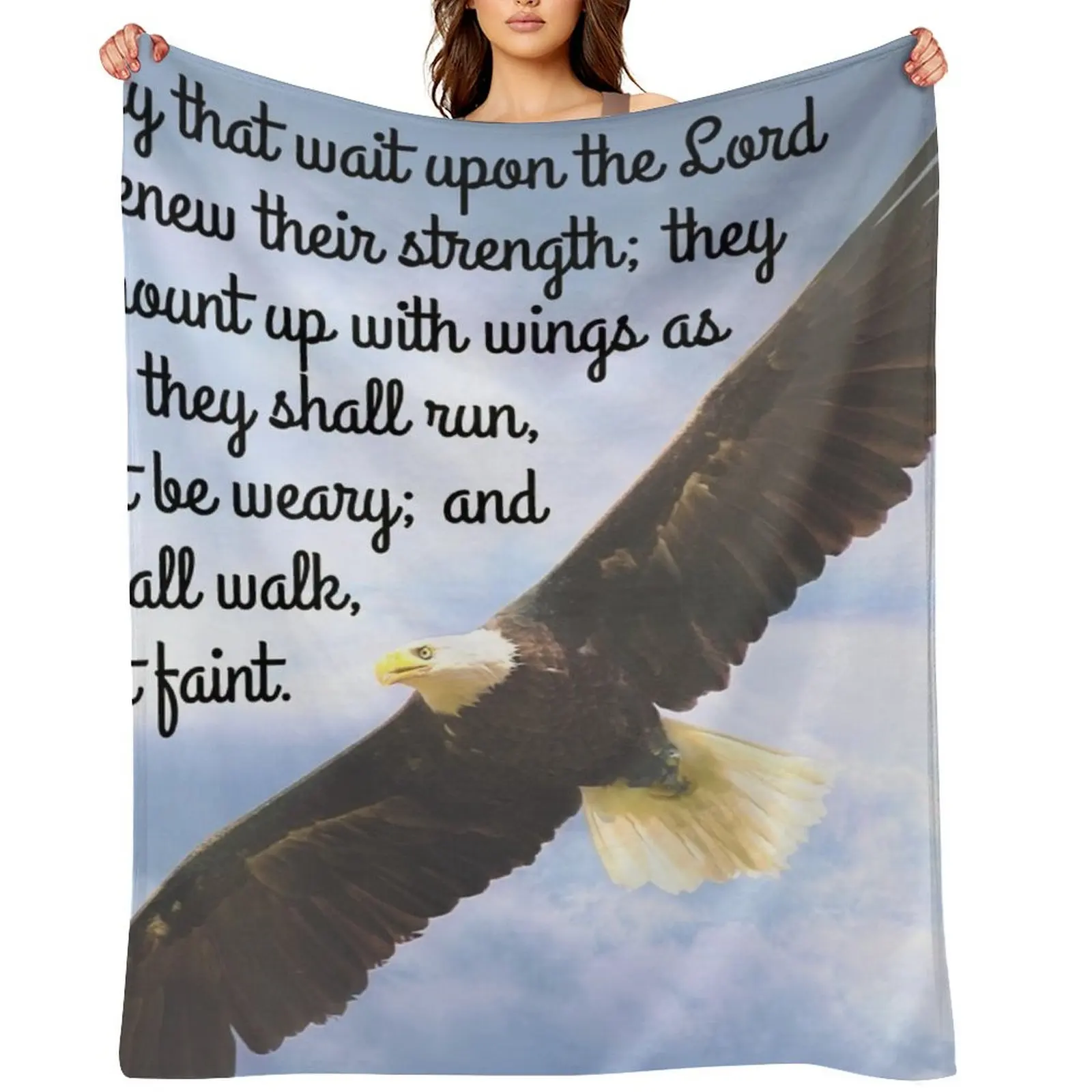 

Isaiah 40:31 Throw Blanket Blankets For Bed Cute Plaid blankets and throws For Decorative Sofa Blankets