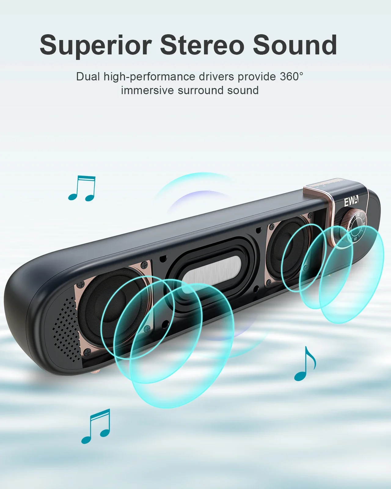 

EWA L102 Sound Blaster Bluetooth-динамик Винтажный компьютерный ноутбук Беспроводной мультимедийный сабвуфер Плеер Динамик