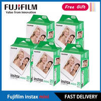 Original 10 20 40 60 80 100 Sheets Fujifilm Instax Mini Film White Edge For FUJI Instant Photo Camera 12 (Expiration Date: 2027)