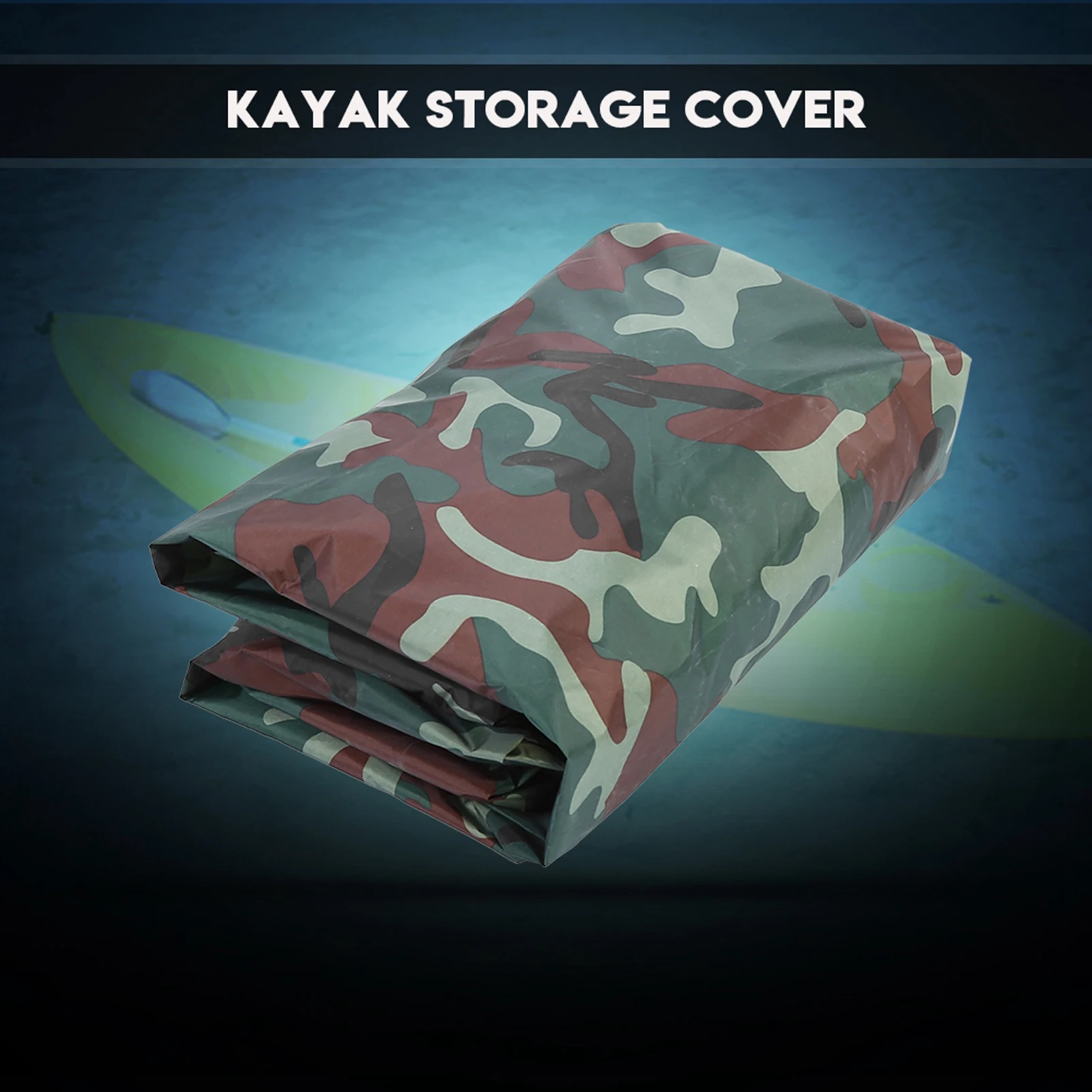 Kayak Cover Waterproof UV Protection Boat Cover Polyester Kayak Storage Cover 4.5m Kayak Cover 3.6-4m Kayak Cover Dustproof