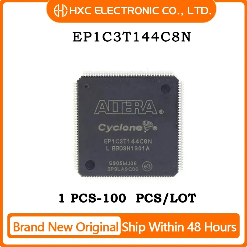 

1PCS/5PCS/10PCS/50PCS EP1C3T144C8N EP1C3T144C8 EP1C3T144C IC MCU Chip TQFP-144 Brand New Original