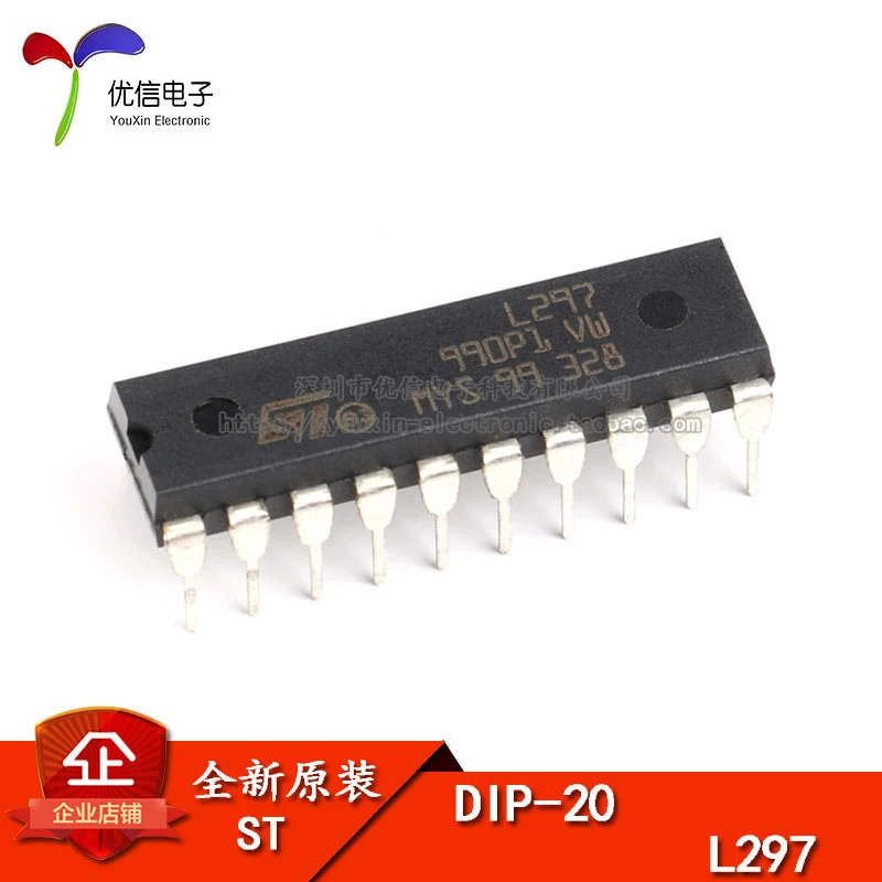 

10 шт. [Uxin Electronics] Оригинальный подлинный in-line L297/1 DIP-20 чип/контроллер шагового двигателя IC