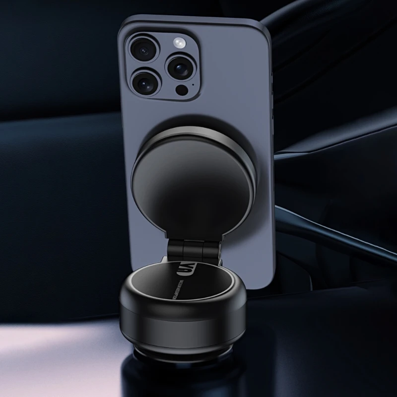 Car Mount Bracket Rack with Electric Vacuum Grip Nonslip Adjustable Dashboard Stand for 4.7" Phone Navigation Travel Use