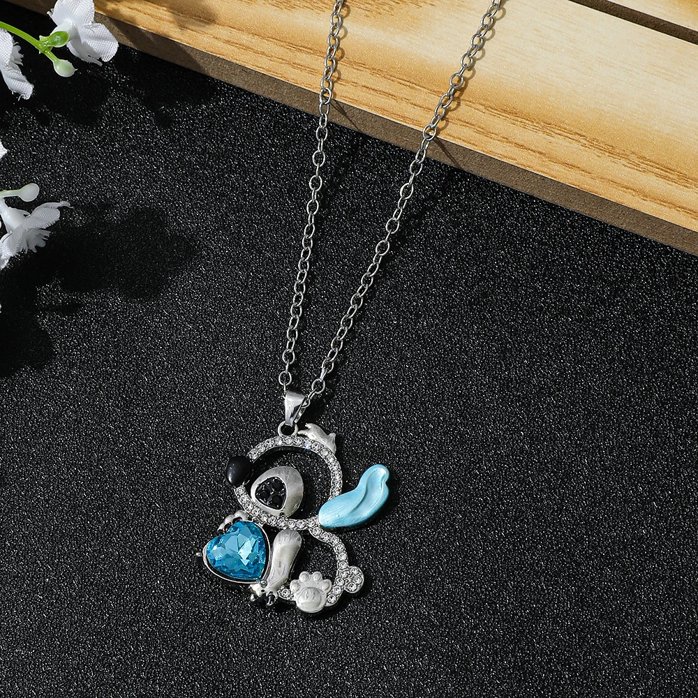 Disney Stitch Hollow-Out Toys - Sparkling Rhinestone Pendant, Lilo & Stitch Toys for Women & Fans