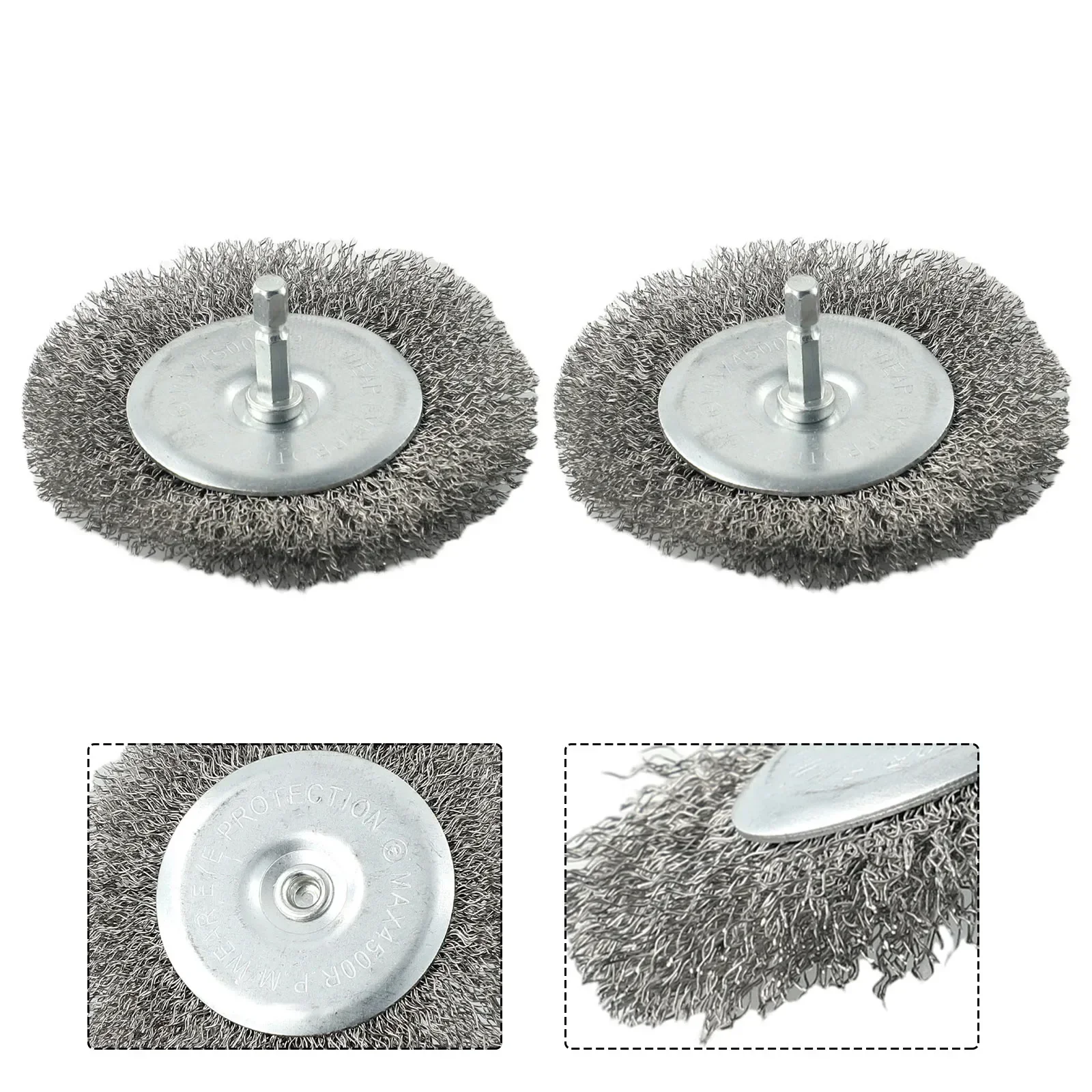 

2pcs Electric Joint Brush Replacement Brush Wire Brush Set For EFB 400 Blister For Bench Grinder Abrasive Polishing Cleaning