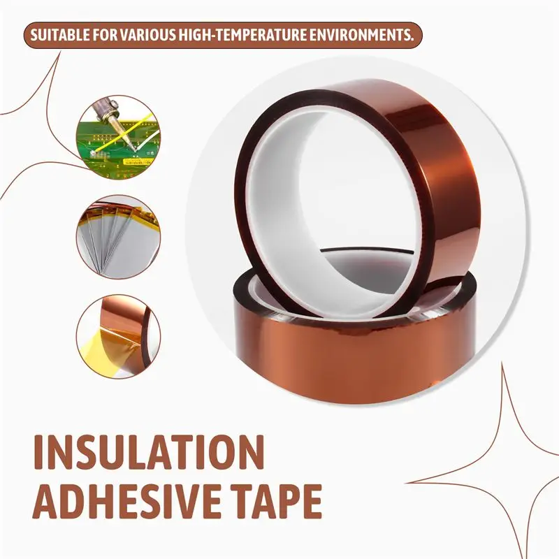 A84E-Adhesive Tape Tape 30Mmx 33M/Roll Metal Traceless 3D Printing Board Protection Insulation
