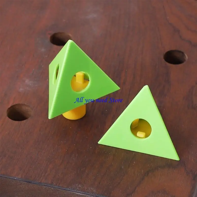 K9FB Pyramid Paint Stand Mini Triangle Stands Triangle Paint Pads Feet Strumenti lavorazione del legno Accessori Carpenter