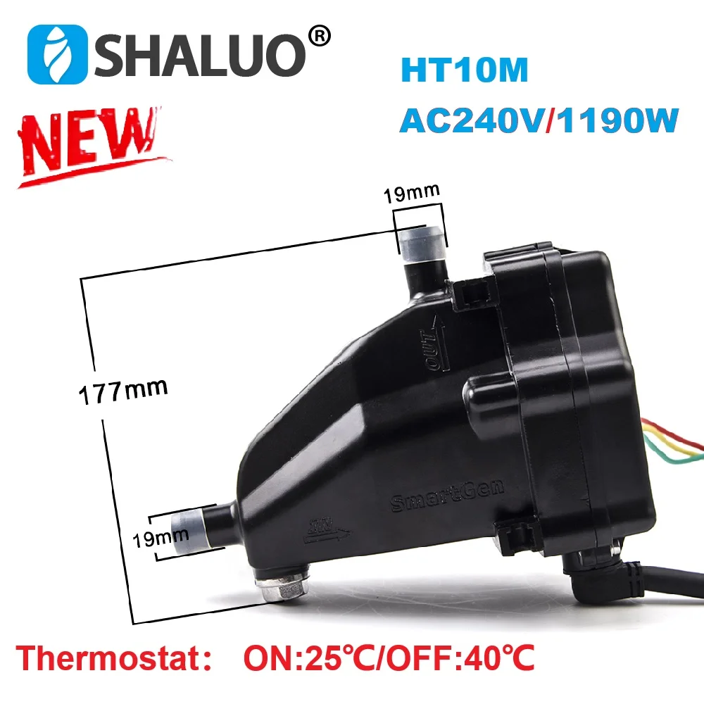 1190W HT10M SmartGen Diesel Engine Water Heater Generator Coolant Preheating Heaters AC240V For Displacement 2.5~7L Engine