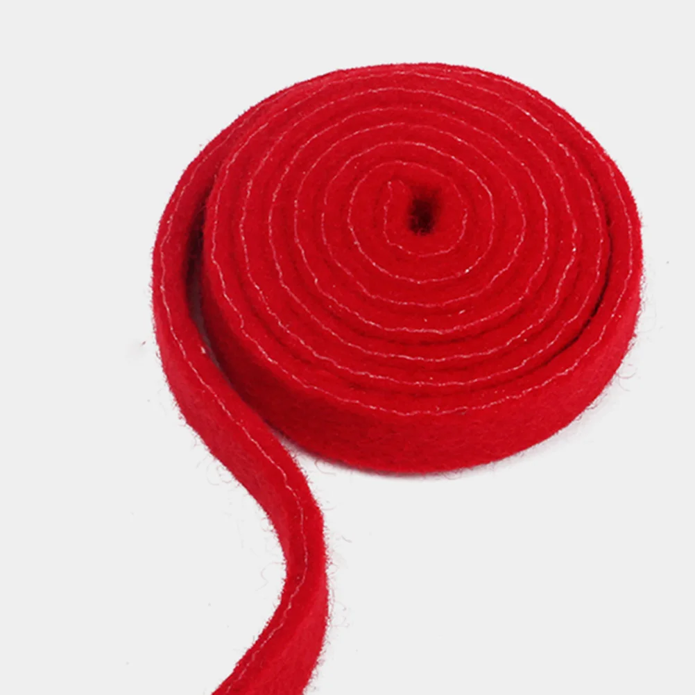 

2 Pcs Piano Tuning Felt Straps Red Wool Sound Absorption Professional Temperament Strip For Guzheng Musical Instruments