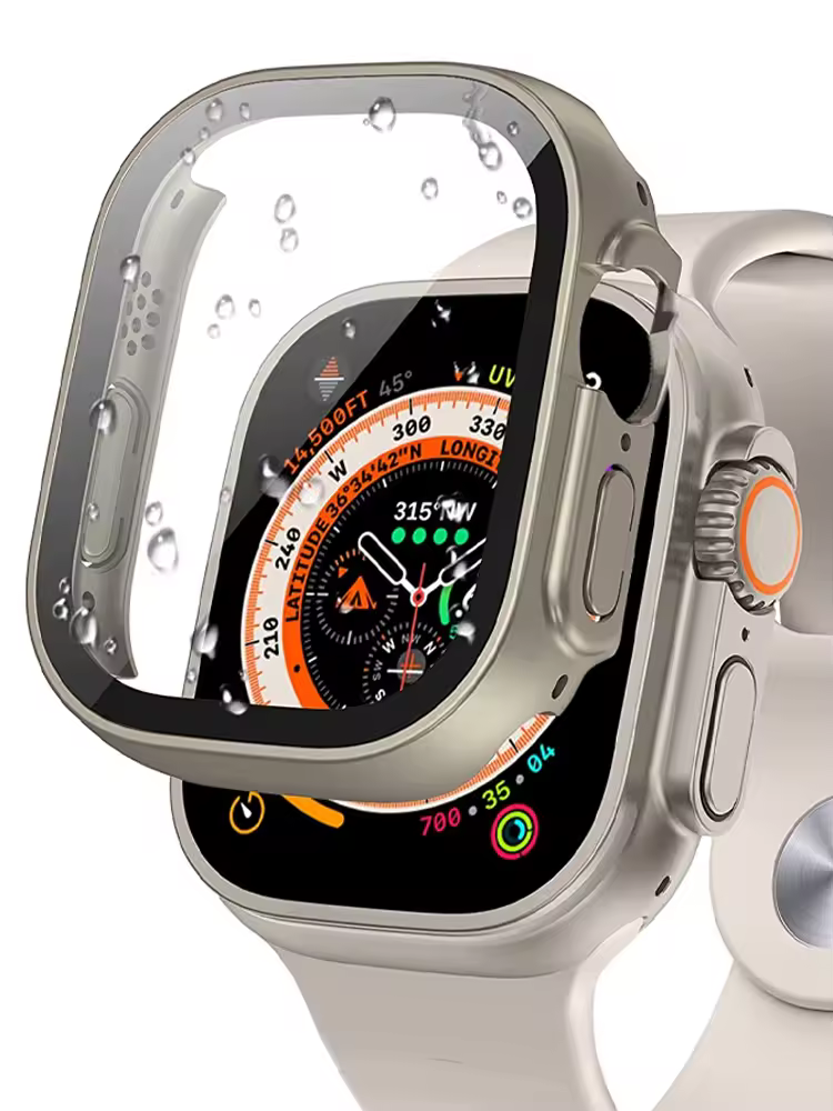 Funda para Apple Watch Ultra 3, accesorios de 49mm, parachoques a prueba de golpes para PC + Protector de pantalla de vidrio templado iwatch Series Ultra 2