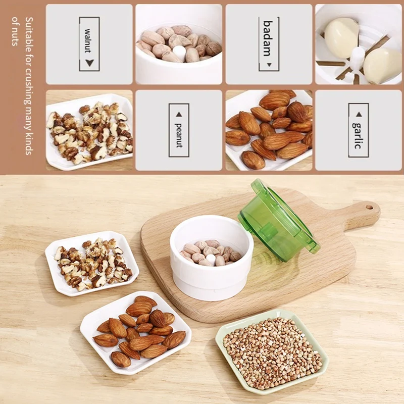 B58B-Peel Lounge Mincer - Manual Food Processor For Garlic, Ginger, Herbs, Nuts, Quick Meal Prep