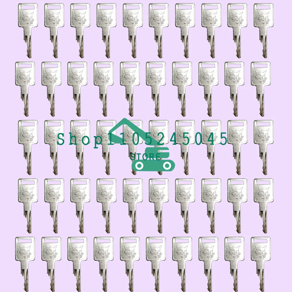50pcs High Quality Ignition Key D250 for Bobcat Skid Steer Loaders and Mini Excavators 6693241