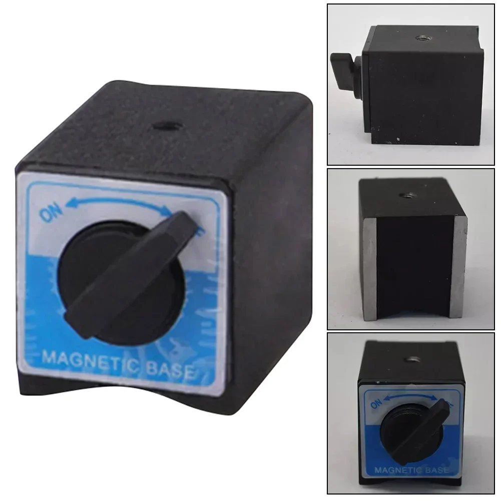 Strong Magnet Magnetic Base With M8 X 1 25 Threaded Holes Convenient OnOff Switch Compact Carbon Steel Construction