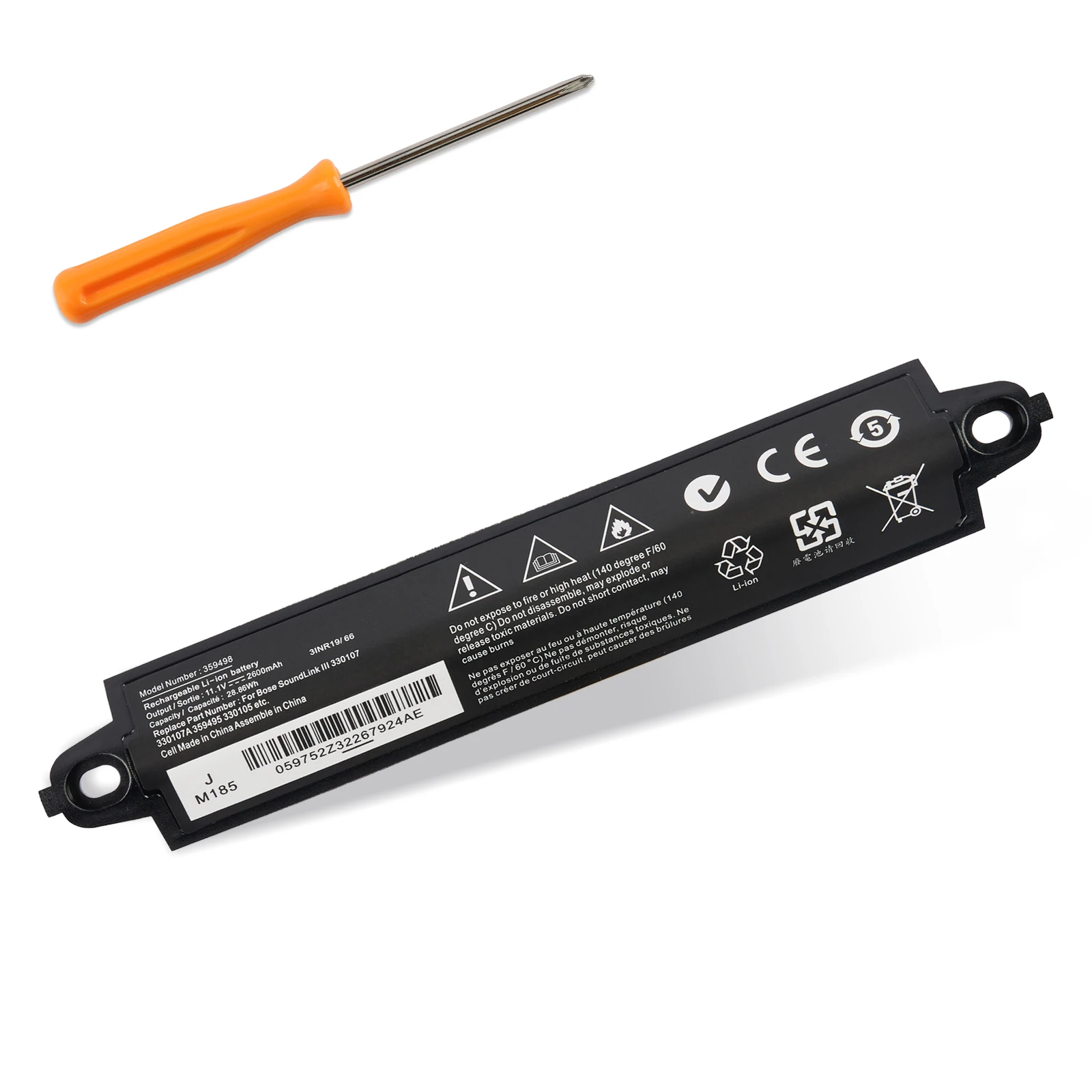 

LUSONBAY 359498 Battery For Bose SoundLink III 330107A 359495 330105 412540 414255 For soundlink Bluetooth Speaker II 404600