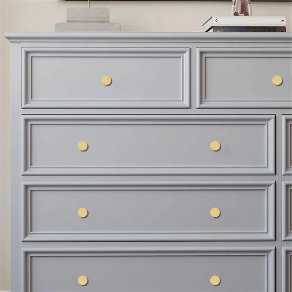 Solid Brass Cabinet Knobs Pulls Cabinet Drawer Dresser Gold Knobs Modern Handles Brushed Brass Finish