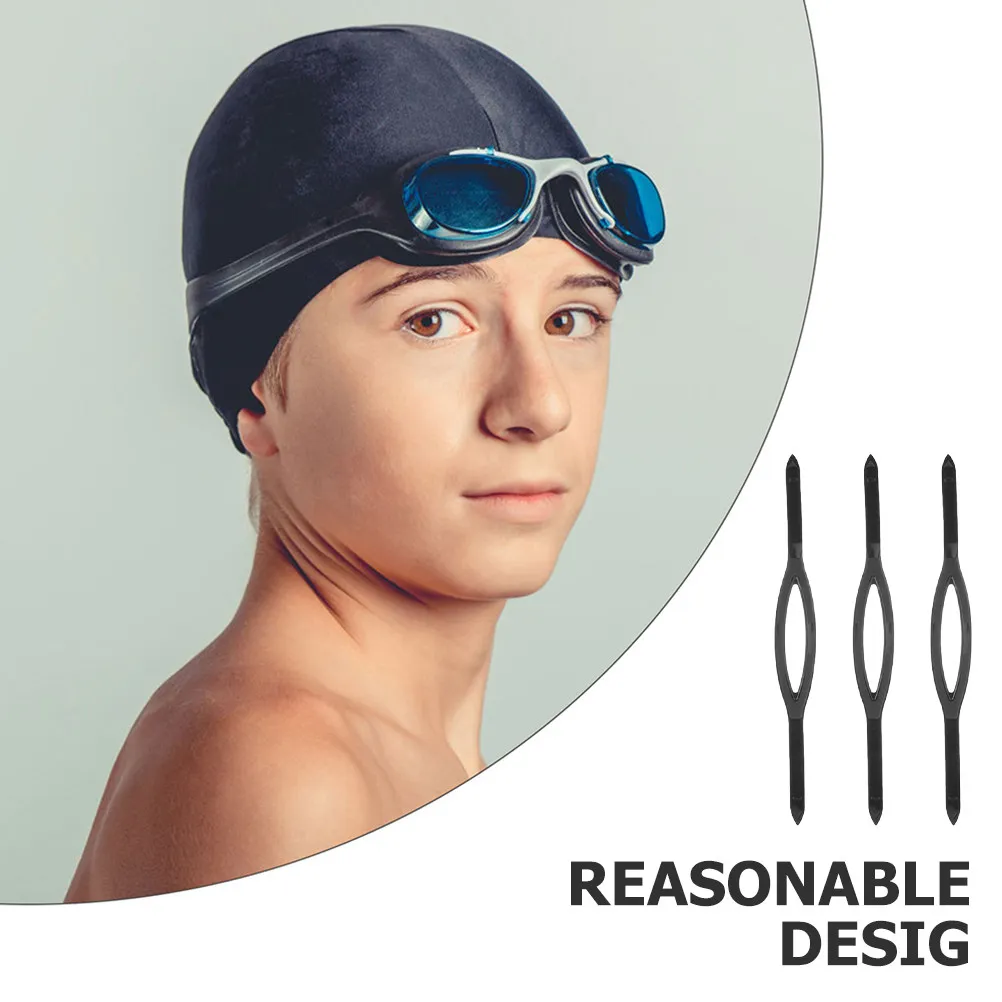 3Pcs Silicone Goggle Band Anti Fall Swim Goggle Strap for Swimming Glasses Elastic Goggles Strap Goggles Accessories