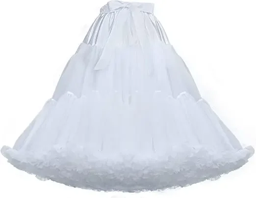 

Women's Petticoat Skirt Above Knee 55cm Underskirt Tutu Skirt