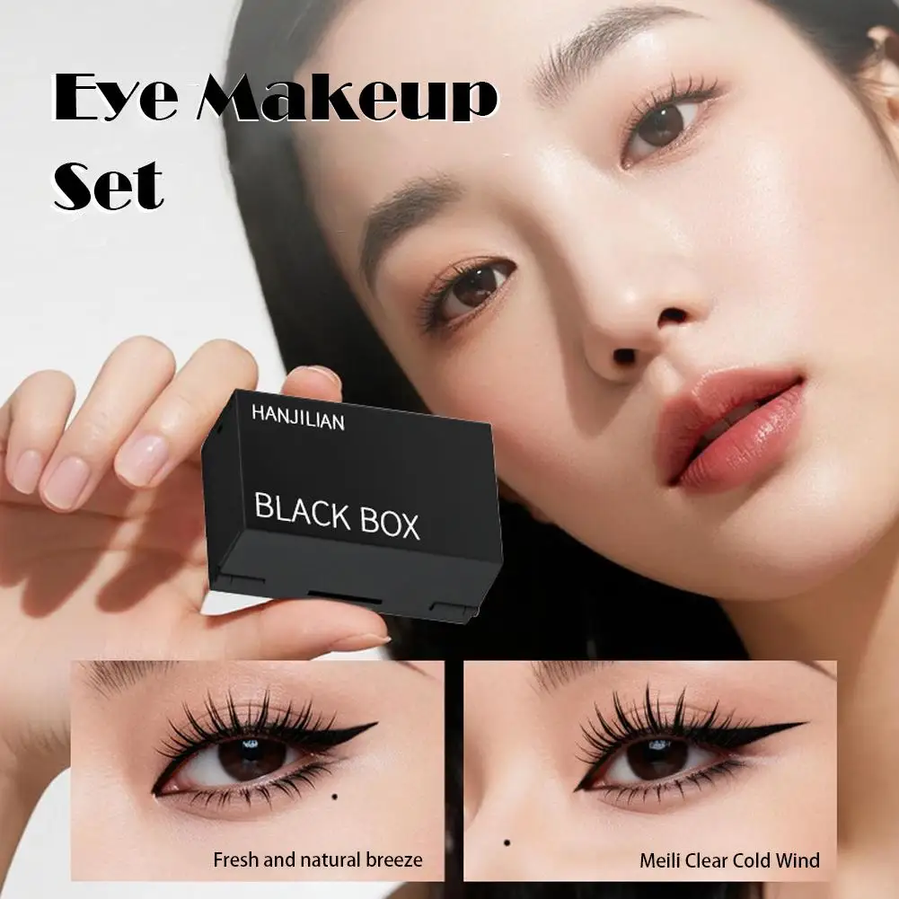 Eye Makeup Kit for Women Waterproof Smudge Proof Eyelash Stamps Kit for Women Teen Girls Travel Home Dating Business Trip Beauty