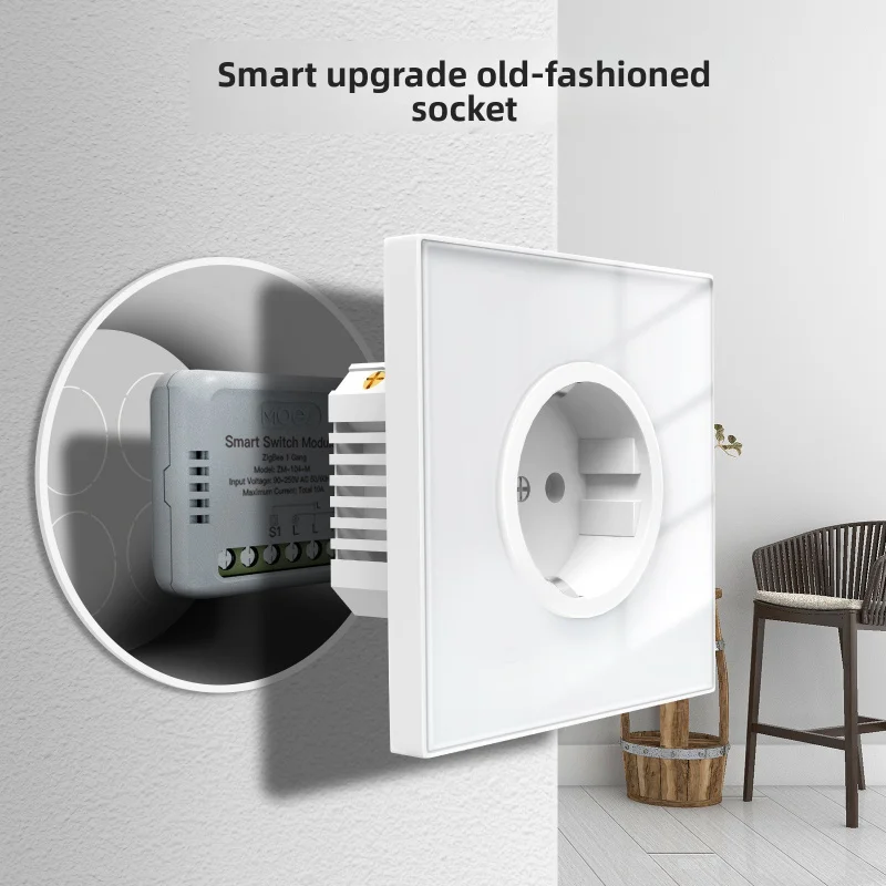 Tuya Zigbee & WiFi Smart Home Switch Module, App Remote Control, Timer Function, Works with Alexa Voice Control