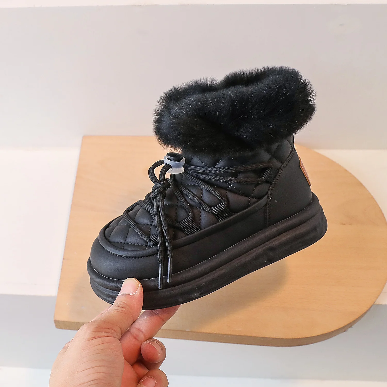 Winter Kids Boots Warm Plush Boys Toddler Girls Snow Boots Fashion Clith Children Casual Shoes Boys Girls Warm Boots for Kids