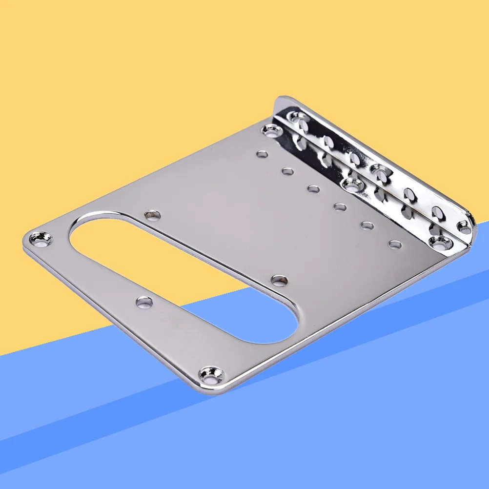 

Top-Loading Electric Guitar Bridge Plate Cutout for Full-Size Humbucker Pickup Replacement Parts 98x80x11mm Stainless Steel