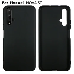 Case For Huawei Nova 5T Phone Case shockproof Candy Color Matte TPU Silicone Soft Back Cases Cover for Huawei Nova 5 T Nova5T
