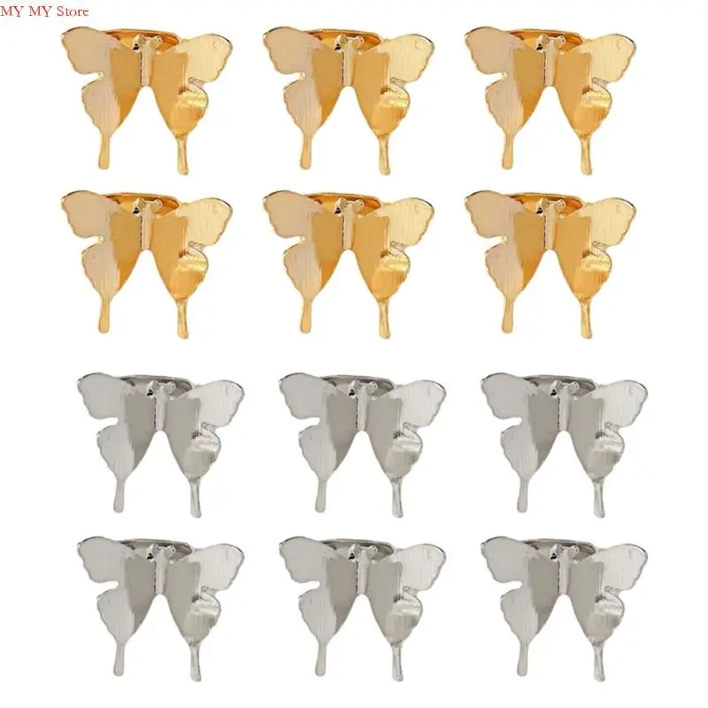 

N1HE 6Pcs Butterfly Hair Accessories For Women Bridal Party Hairstyle Decors