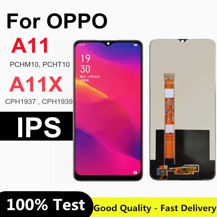 6.5 inch For Oppo A11 PCHM10 PCHT10 / A11X LCD Display Touch Screen Digitizer Assembly