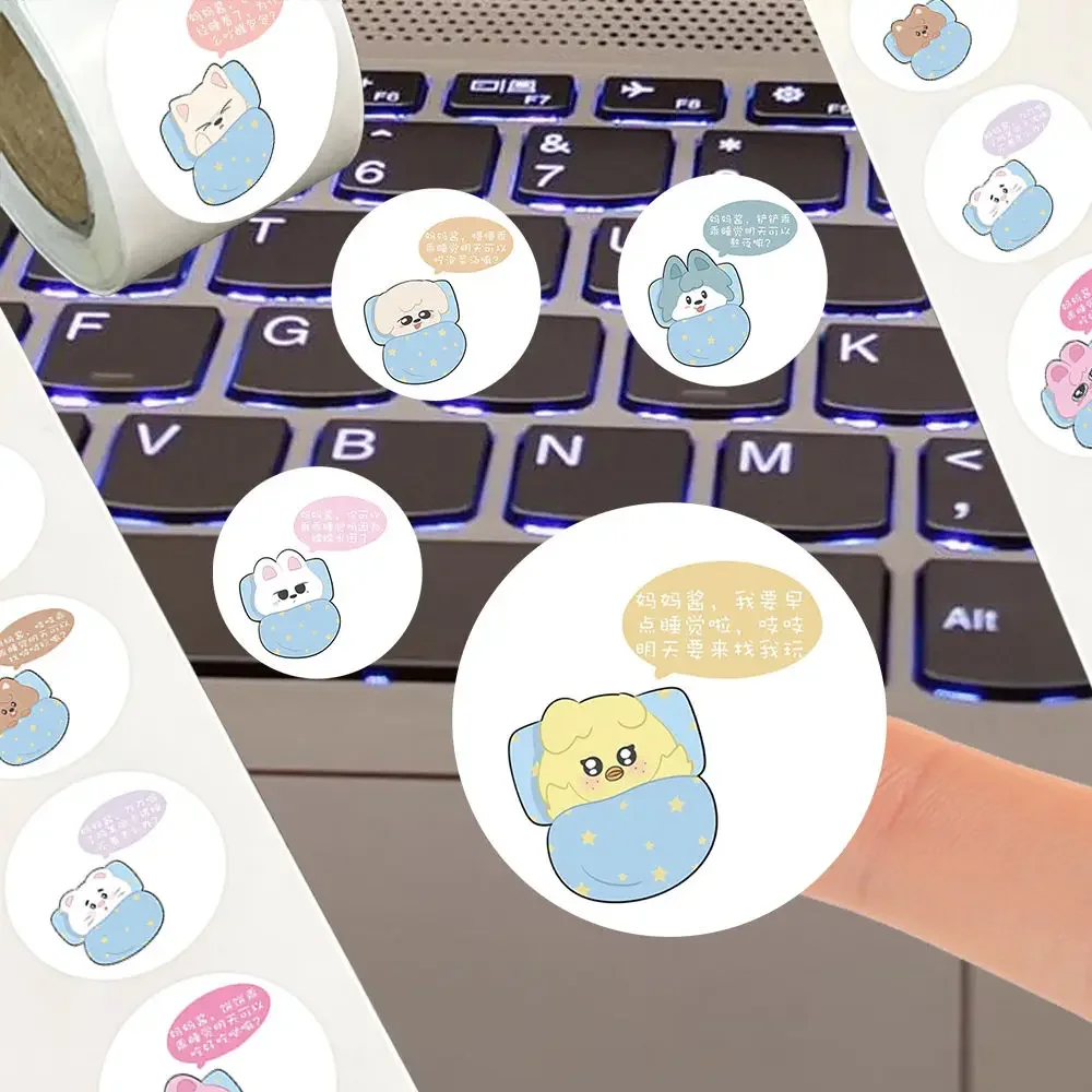 

500 Stick skzoo Animal Emoticon roll stickers straykids should have no material stickers around