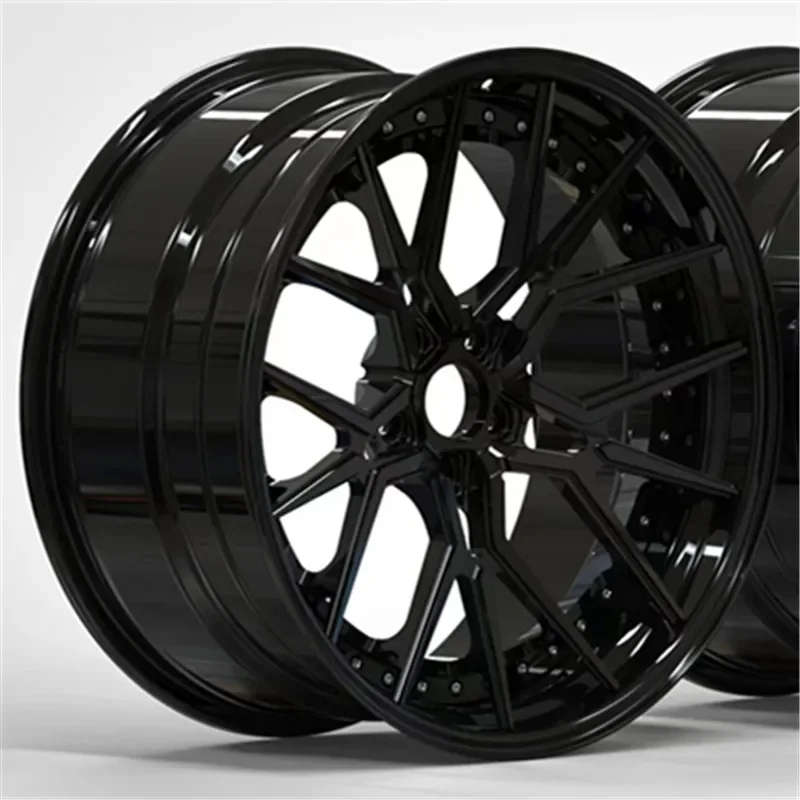 Custom 20 inch 2 piece forged alloy aftermarket car wheels rims 5 hole 5x1143 for Panoz Abruzzi (2011-2013)