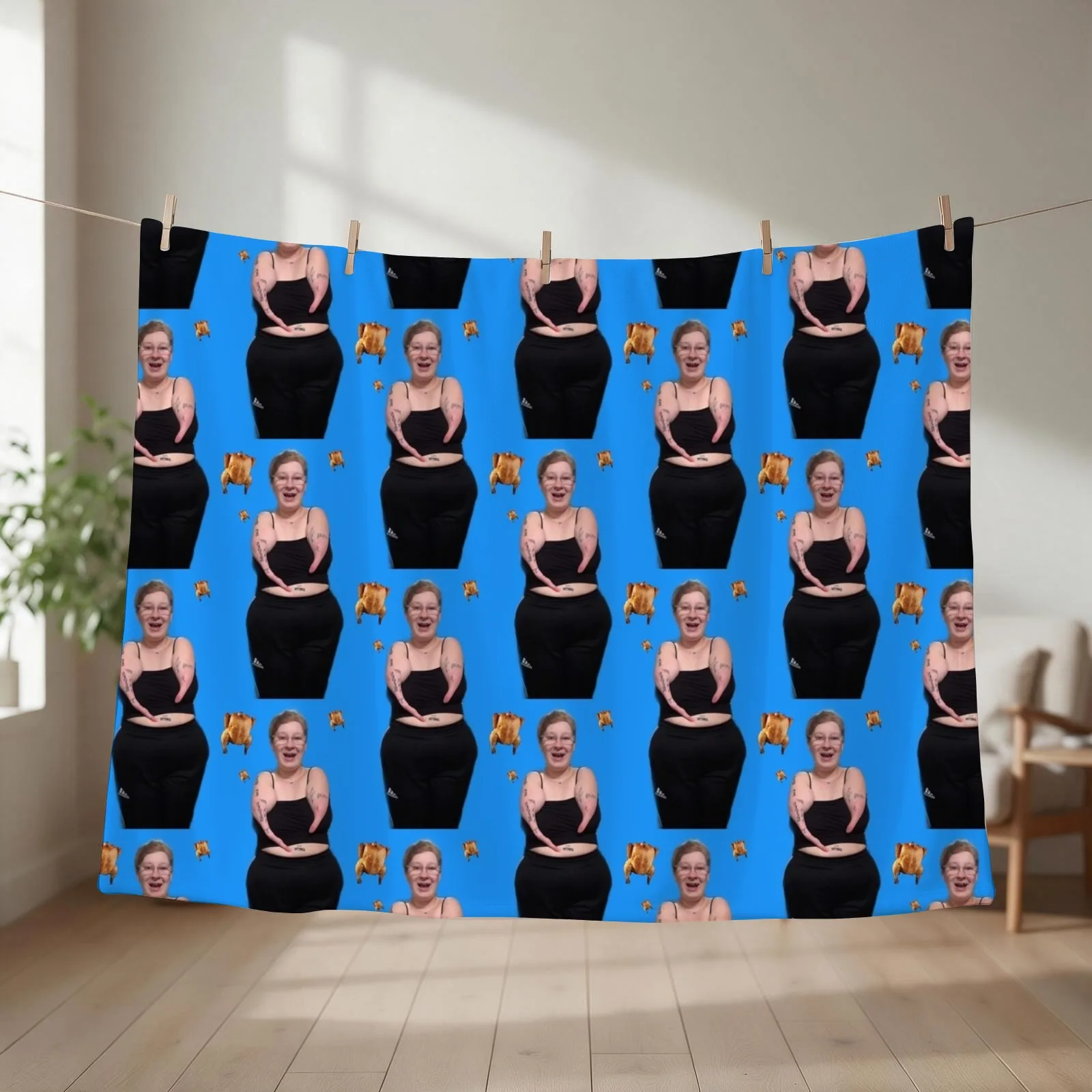 Miranda Cooper Throw Blanket couch cozy soft plush fuzzy picnic outdoor blanket