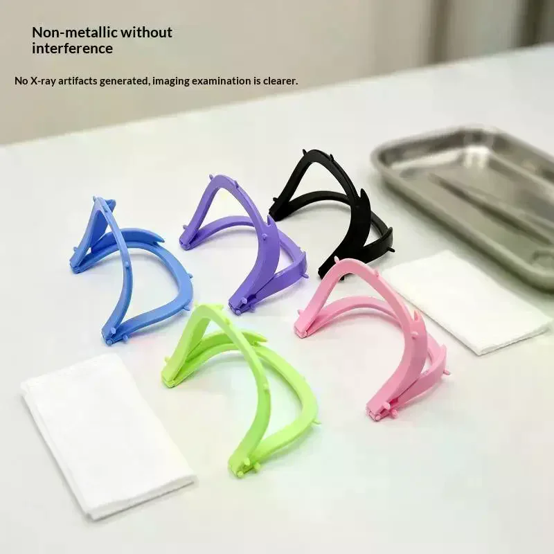 Foldable Frame Plastic Rubber Dam Sheets Bracket For Dental Operation 134℃ Oral Barrier Tools Dentistry Instrument 1Pc Dental