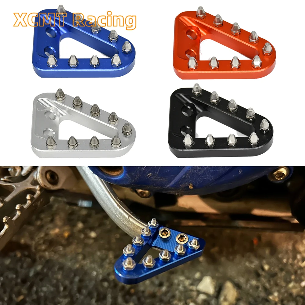 Motorcycle CNC Rear Brake Pedal Step Plate Tip For Husqvarna FC FE FS TE TX TC 125 150 250 350 450 501 2017-2022 2019 2020