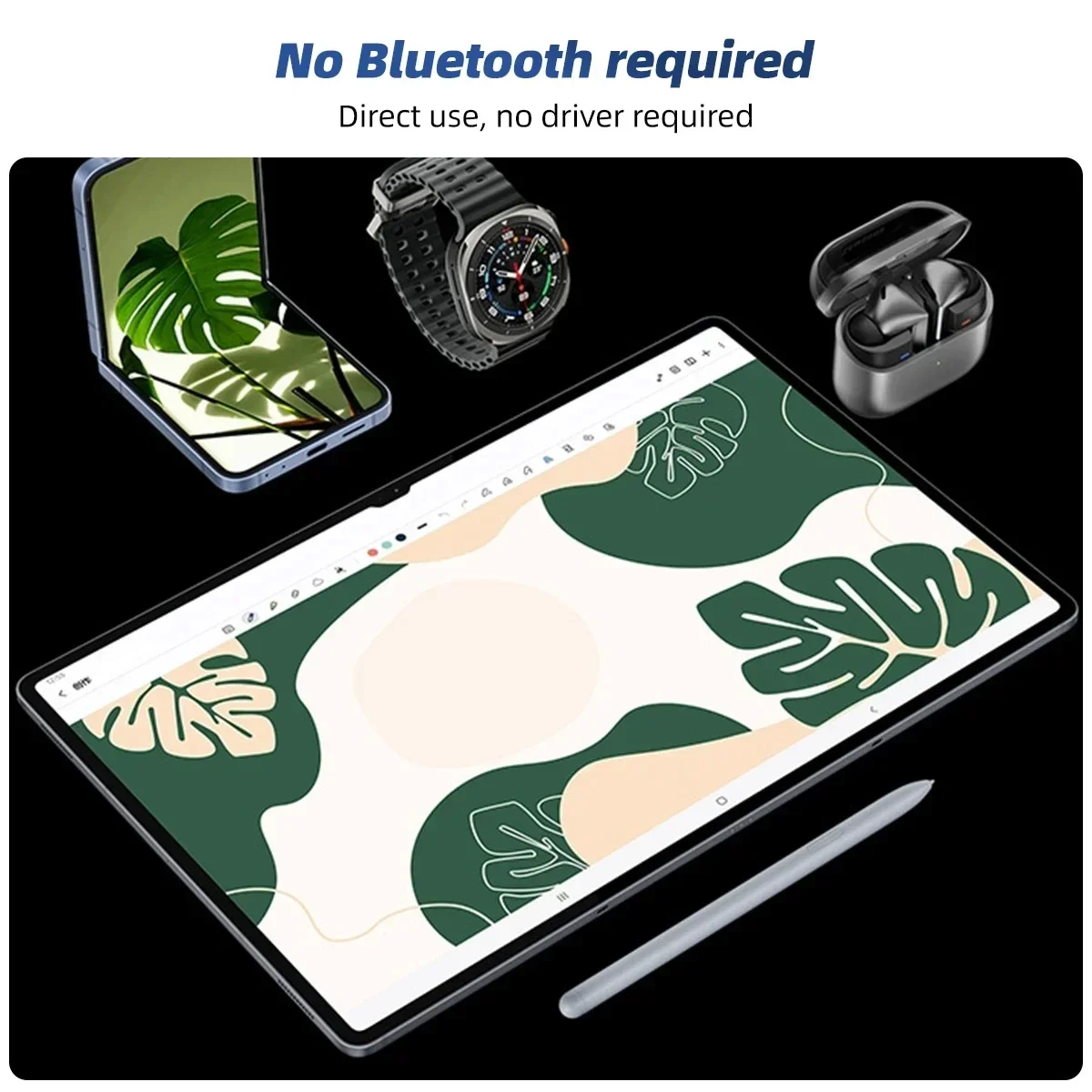 S Pen for Samsung Galaxy Tab S6 Lite S7 FE S8 Plus S9 Ultra Stylus for Samsung Pen with Pressure Sensing Eraser Touch Pen Pencil
