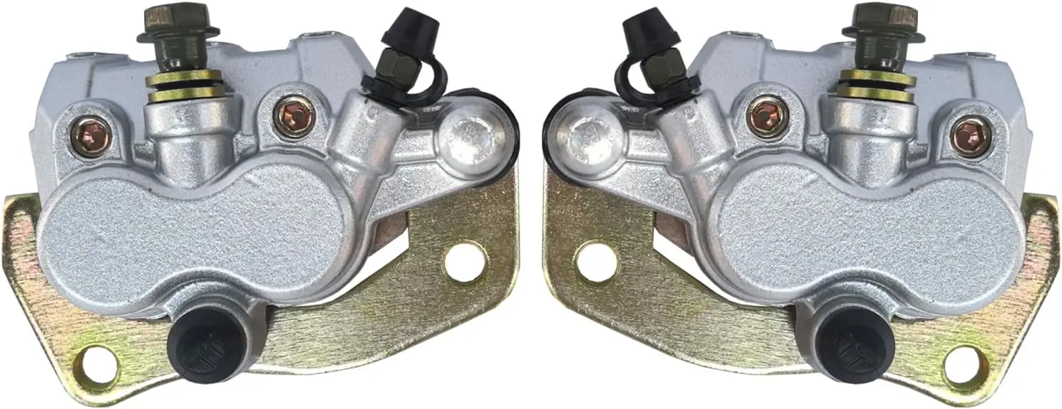 

Front Left Right Brake Calipers Set with for Yamahe Rhino YXR450 YXR660 YXR700 Replace Part # 5B4-2580T-01-00 5B4-2580U-01-00