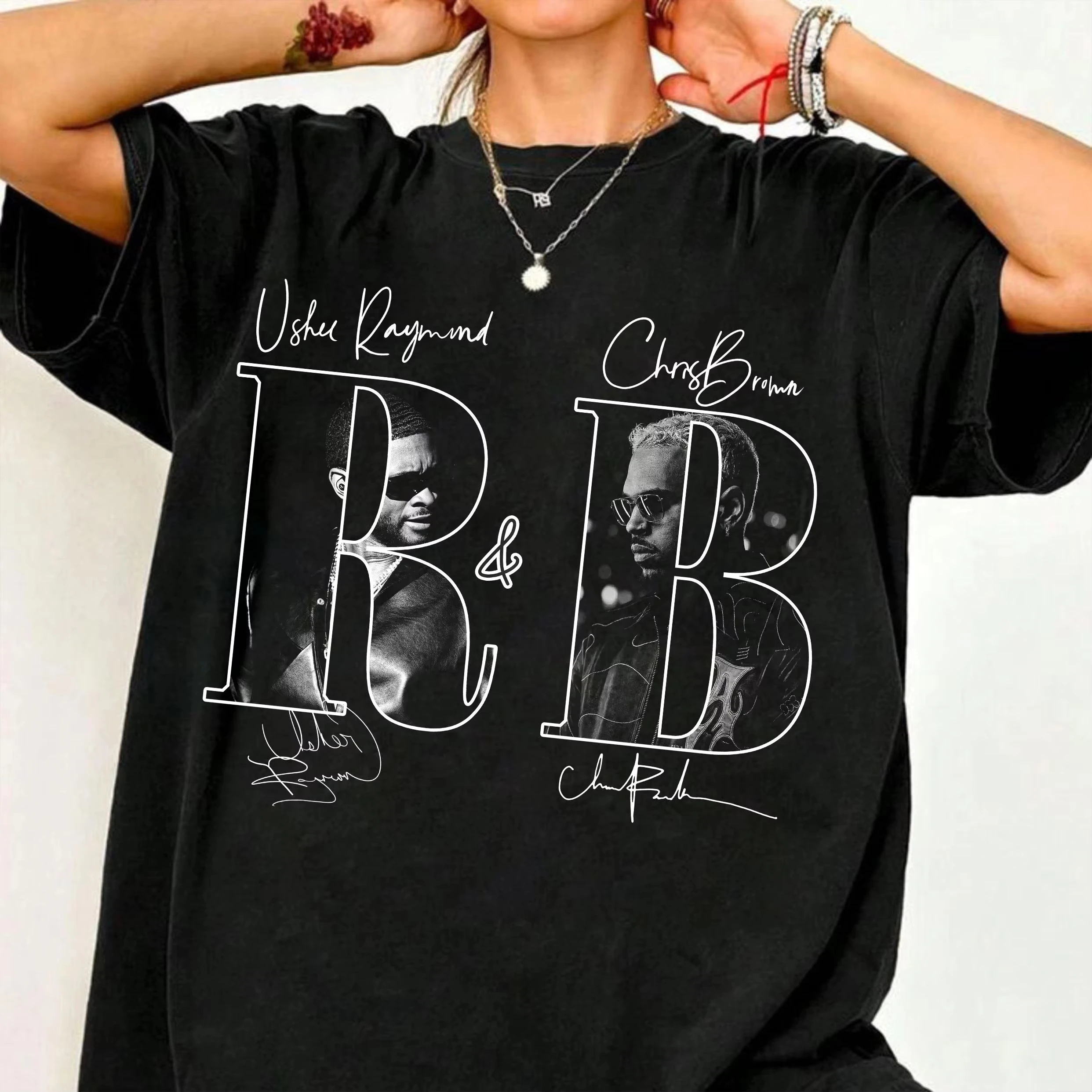 Raymond & Brown Concert Shirt, Usher Raymond X Chris Brown Tee, RB Concert T Shirt, Vintage Fan Tee