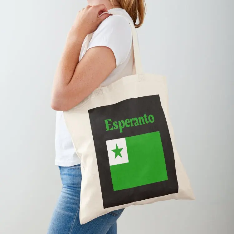 

Esperanto Tote Bag tote bags aesthetic Woman shopper bag cloth bag woman Eco
