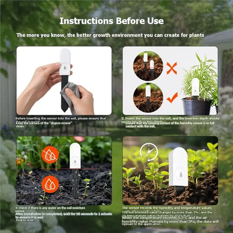 A02F-Zigbee 3.0 Soil Moisture Tester Humidity Meter