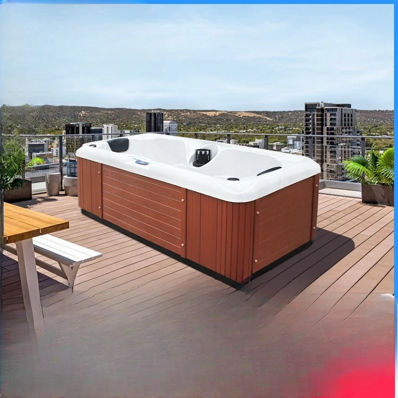 Intelligent constant temperature outdoor jacuzzi surfing spa bubble pool processing, automatic heating