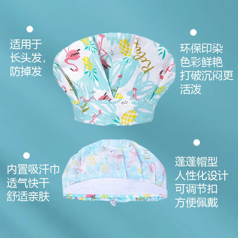 Cotton Scrub Cap with Button Dentist Nurse Women Men Cartoon Anime Printing Cap Pet Veterinary Beauty Pharmacy Lab Work Hat