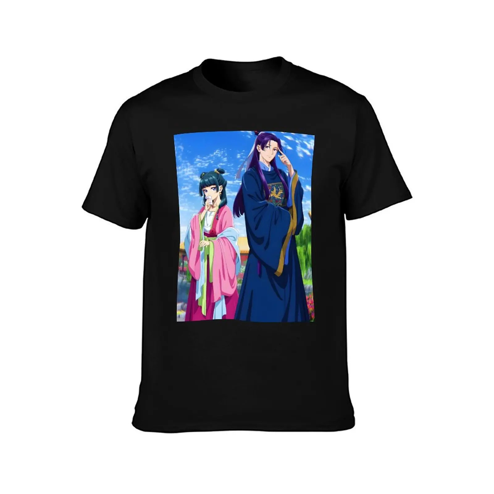 Kusuriya no Hitorigoto - Cover image T-Shirt Plus Size Workout Short Sleeve Top T-Shirt