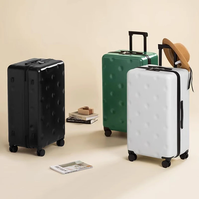 حقيبة أمتعة ذات سعة كبيرة للنساء والرجال مقاس 20 بوصة حقيبة بمقصورة بعجلات مقاس 28 بوصة حقيبة سفر بقفل مجمع مع حامل أكواب #2