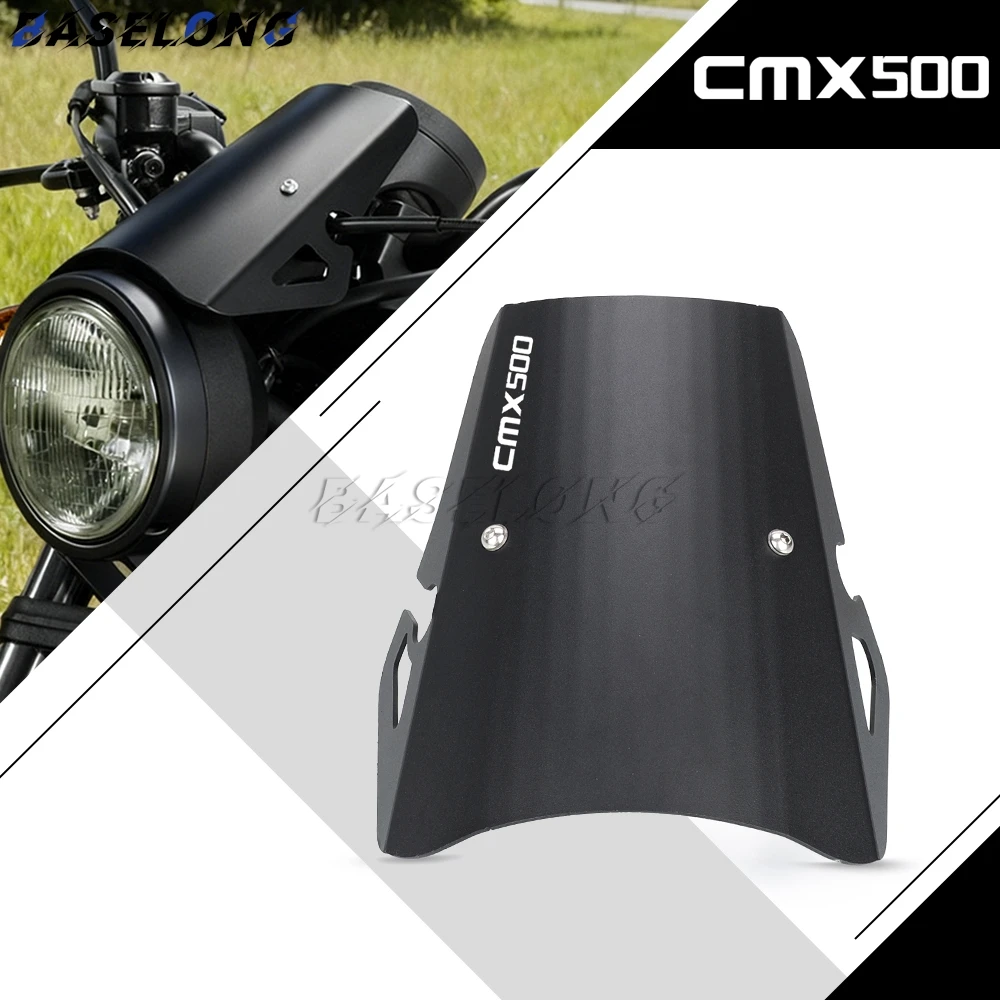 

Motorcycle Accessories Windscreen Exential Windshield Deflector Protector For HONDA CMX300 CMX500 CMX 300 500 REBEL 2017 - 2026
