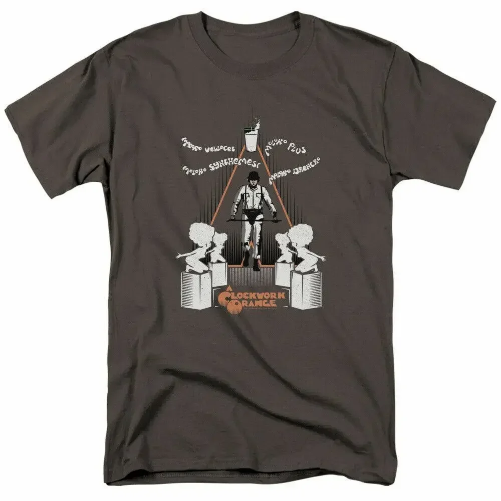 

A Clockwork Orange Sharpen You Up T Shirt Licensed Horror Movie Tee New Charcoal