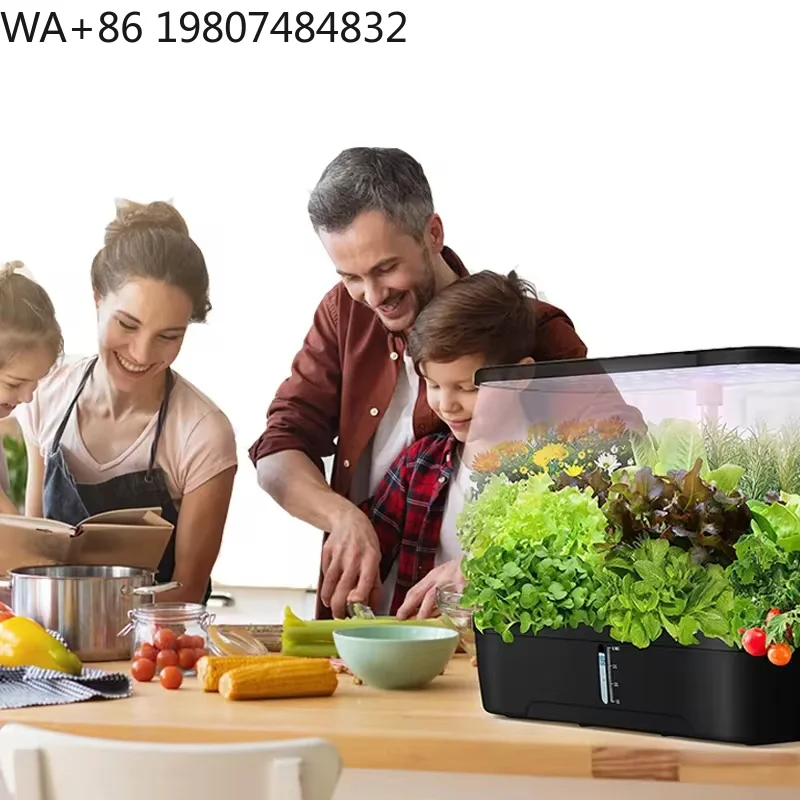 12-hole Soilless Germination Container Full Spectrum LED Fill Light  Indoor Balcony Herb Vegetable Hydroponic Cultivation