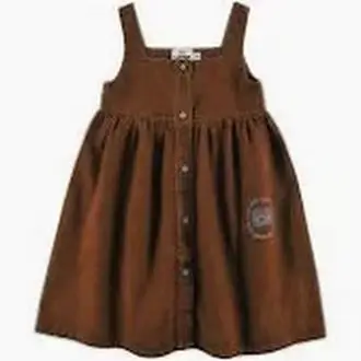 Girls Cute Fashion Print Cotton Dress Child Skirt Outwear Tops Clothing for Kids AW26
