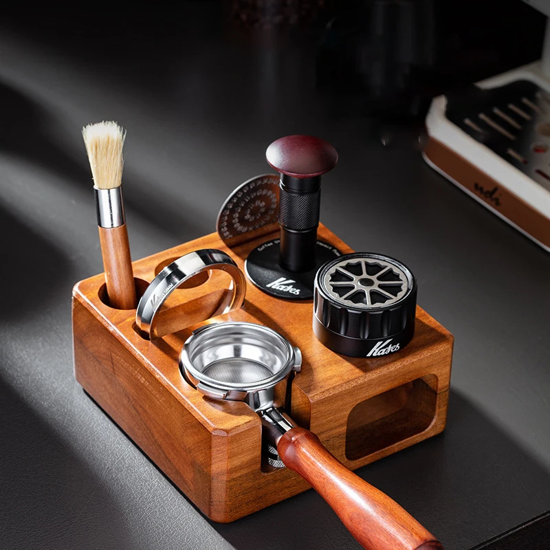 51mm 54mm 58mm Coffee Tamping Station Portafialter Holder Stand Mat For Delonghi Breville E61 Espresso Accessories Barista Tools