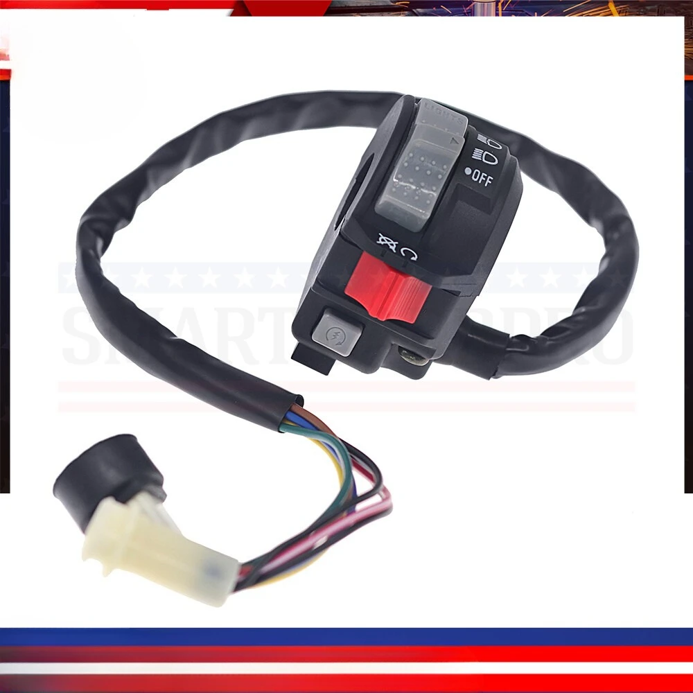 HANDLEBAR SWITCH START RUN OFF HEADLIGHT FOR YAMAHA MOTO-4 YFM225/YFM250/YFM350