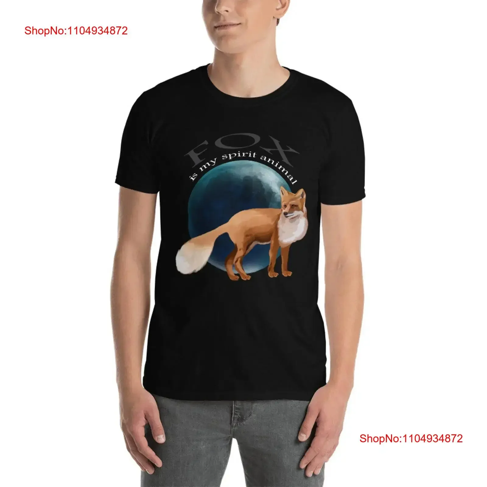 

Fox Is My Spirit Animal T Shirt Lover for Cute vintage Washed Casual Versatile Slightly Unisex streetwear Breathable Stylish