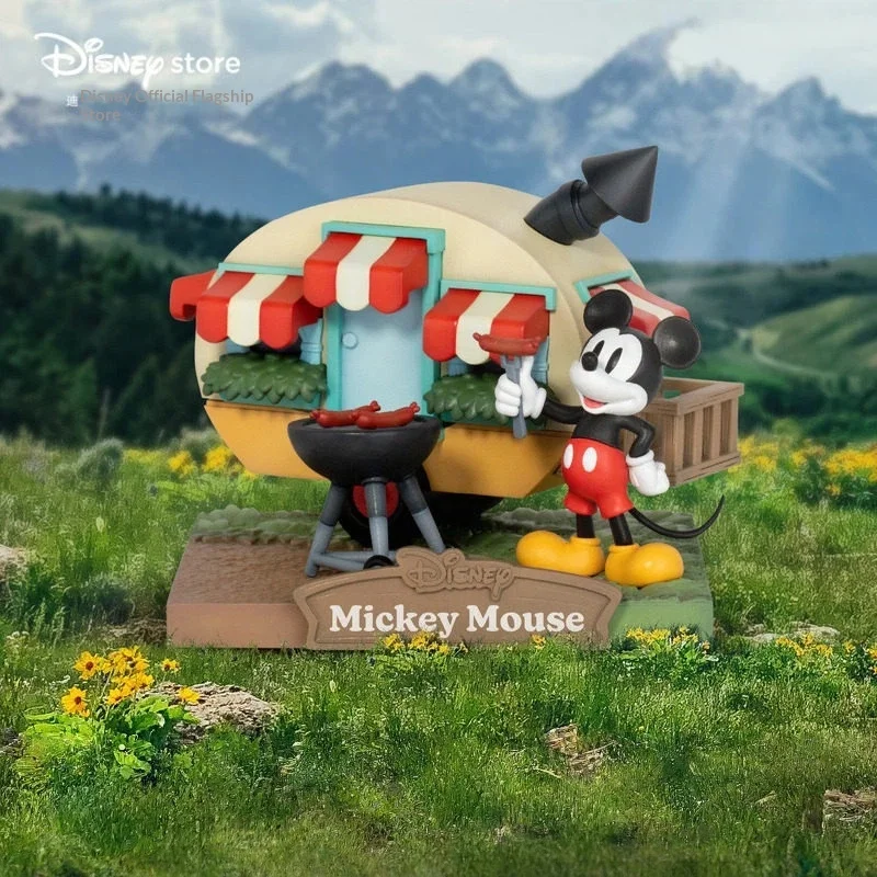 

Официальный магазин Disney: Коллекционные фигурки Микки и Дональда Дака в кемпинговой обстановке, настольные украшения, декор для рабочего стола для коллекционеров и фанатов